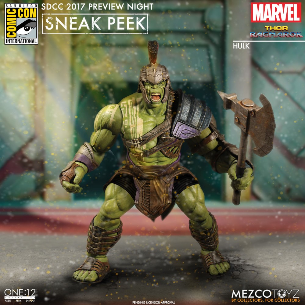 Mezco-SDCC-2017-Thor-Ragnarok-Gladiator-Hulk-One12-Collective-1